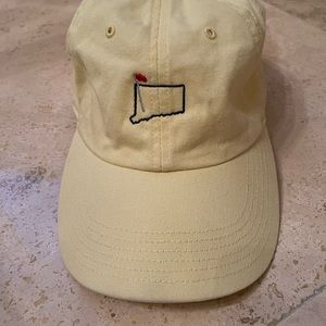 Richardson 320 yellow man/woman golf cap. Adjustable med/large Masters theme